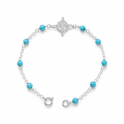 Turquoise Glow Bracelet 925 Sterling Silver