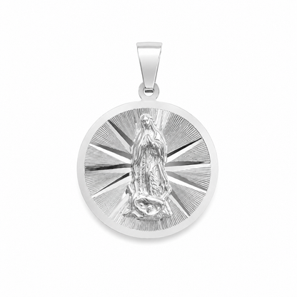 Guadalupe Radiance Pendant 925 Sterling Silver -32 mm