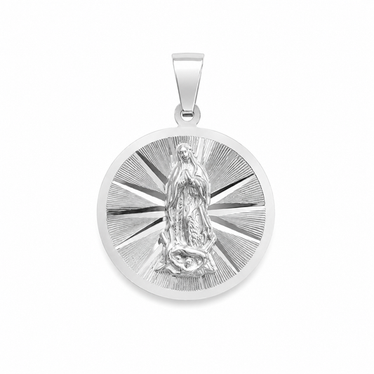 Guadalupe Radiance Pendant 925 Sterling Silver -32 mm