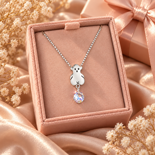 Teddy Aurora Necklace 925 Sterling Silver - 20mm