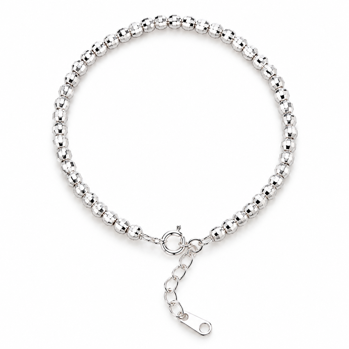 Silver Radiance Bracelet | 925 Sterling Silver-3mm-8”