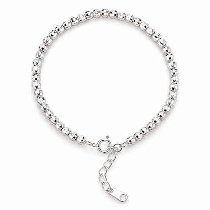 Silver Radiance Bracelet | 925 Sterling Silver-3mm-8”