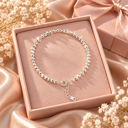 Silver Radiance Bracelet | 925 Sterling Silver-3mm-8”