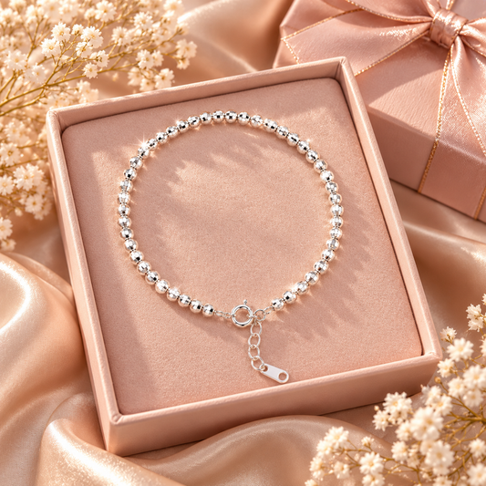 Silver Radiance Bracelet | 925 Sterling Silver-3mm-8”