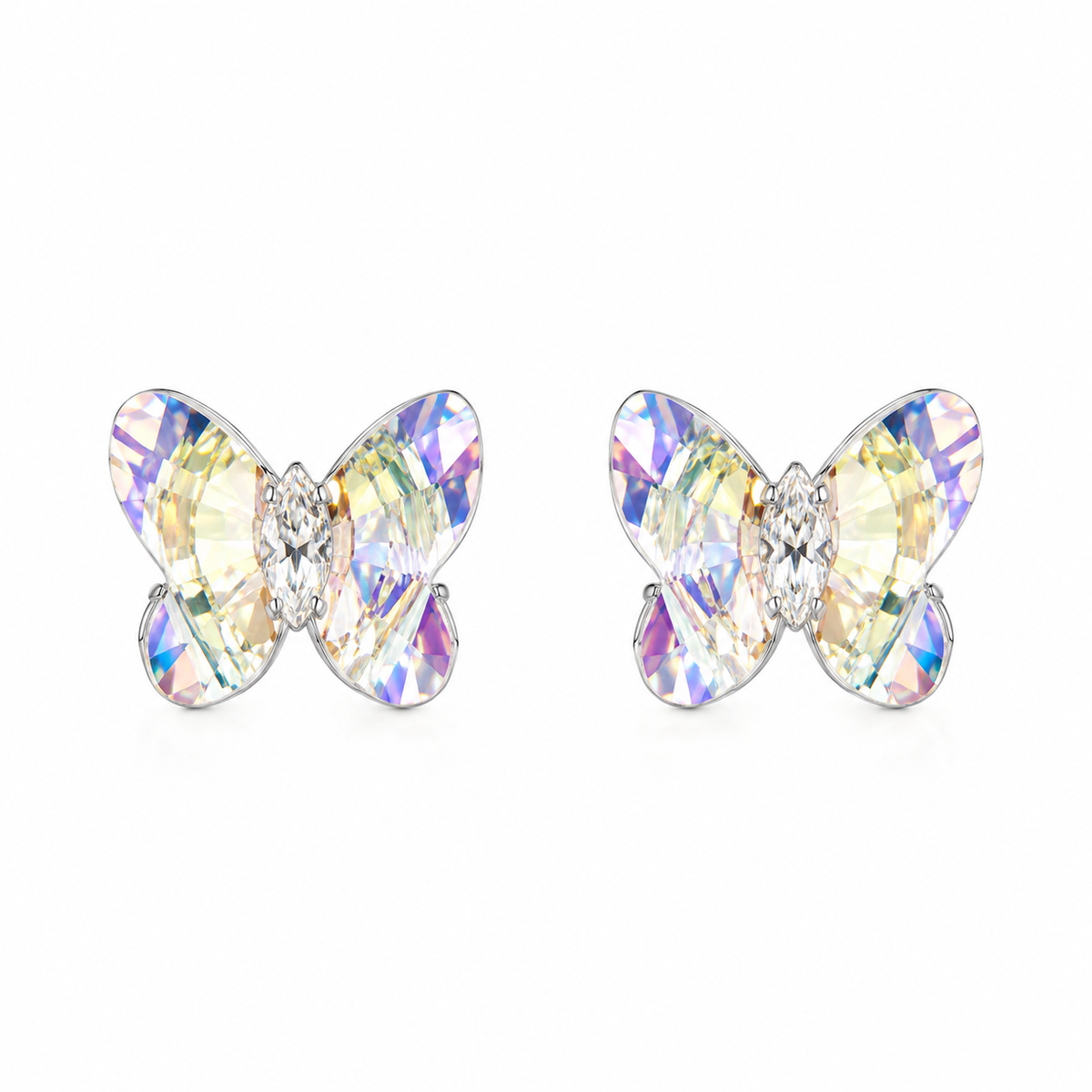 Butterfly Stud Earring | 925 Sterling Silver- 7mm