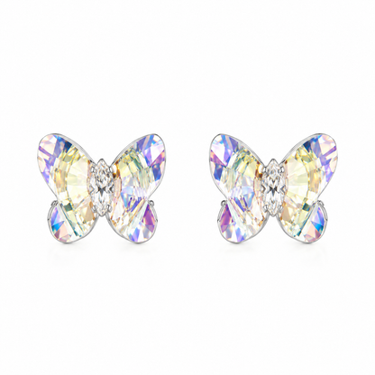 Butterfly Stud Earring | 925 Sterling Silver- 7mm