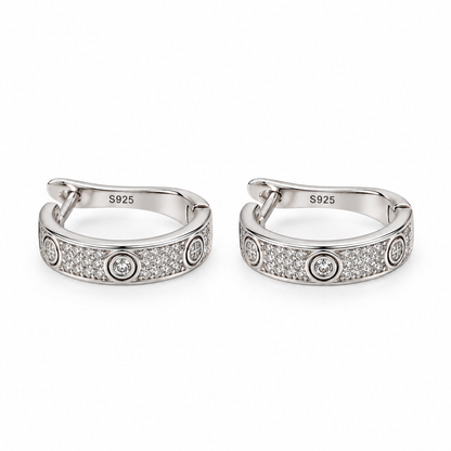 Bella Shine Hoops | 925 Sterling Silver -18mm