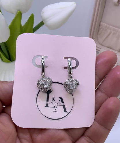 Camila Earring Hoop With Zc Sterling Silver 925